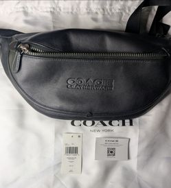 Coach Leatherware League Belt Bag Black