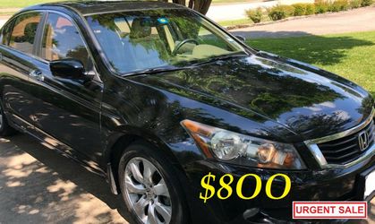 🟢💲8OO I'm selling urgent! 2OO9 Honda Accord Runs and drives great. Clean title in hand! Mechanically perfect! very strong V6🟢