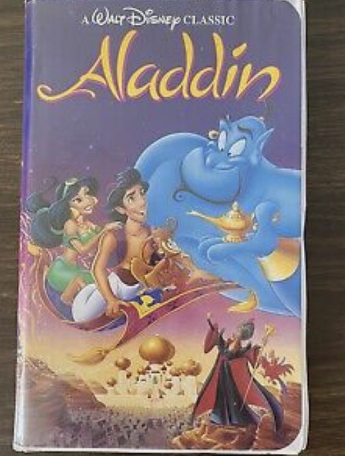 Walt Disney's Black Diamond classic Aladdin VHS RARE