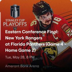 Rangers Vs Panthers Ticket 