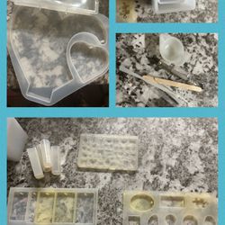 Jewelry And Craft Resin Molds Large Lot 