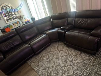 Leather Sectional
