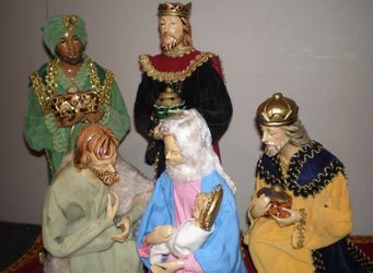 Nativity Figures Vintage 1960’s Era