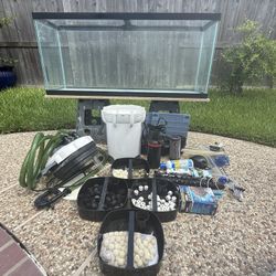 55 Gallons Aquarium With All Accessories 