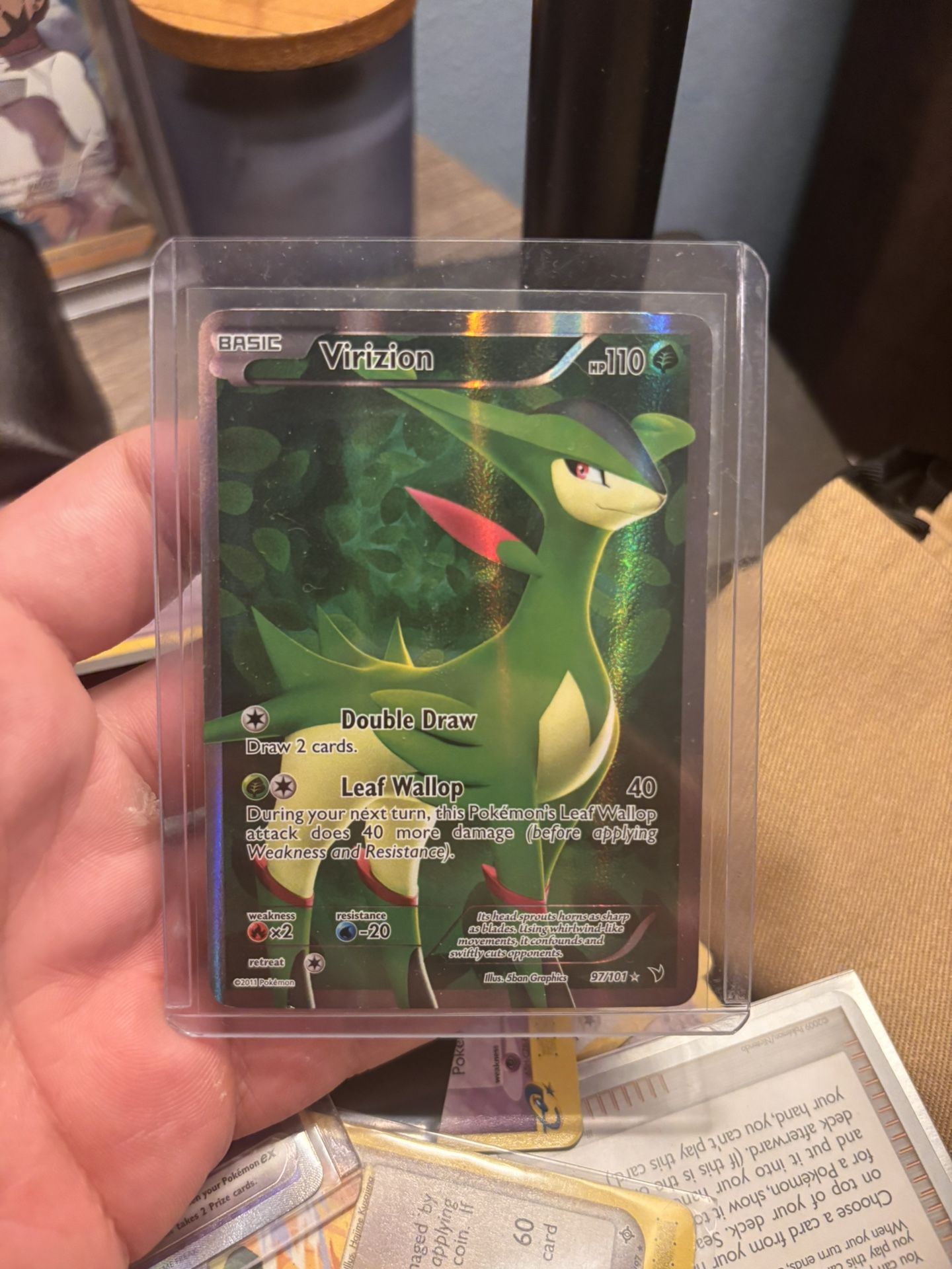VIRIZION 97/101 POKEMON MINT CONDITION