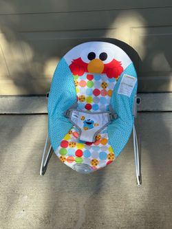 Bright Starts Sesame Street Elmo Vibrating Baby Bouncer