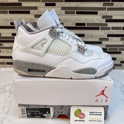 Jordan 4 Retro White Oreo Size 8.5