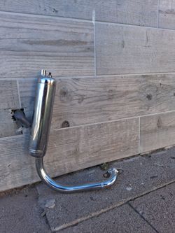 Morterized Bike exhaust(pretty sure its for 80cc)