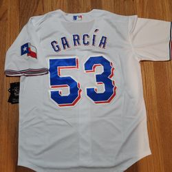 MLB Texas Rangers men's and women's baseball uniform 53# Carcia youth jersey