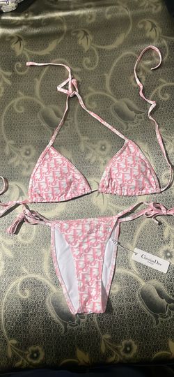 Pink Christian Dior Bikini
