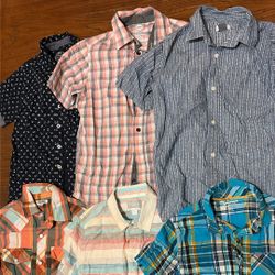 Boys Clothes Size 10/12 Short Sleeve Shirt Bundle (12 Pcs)