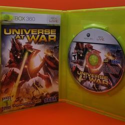 Universe at War: Earth Assault (Microsoft Xbox 360, 2008) Tested & Working CIB
