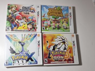 Pokemon, Mario, Sonic And Kirby For Nintendo 3ds Games