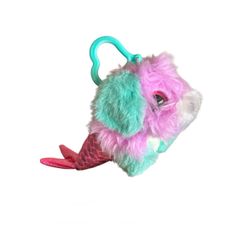 Little Live Scruff A Luvs Mermaid Babies Puppy Dog Clip On Blue Purple