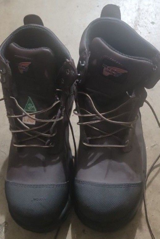 Galactic Red Wing Boots Worn 1 Time Size 11