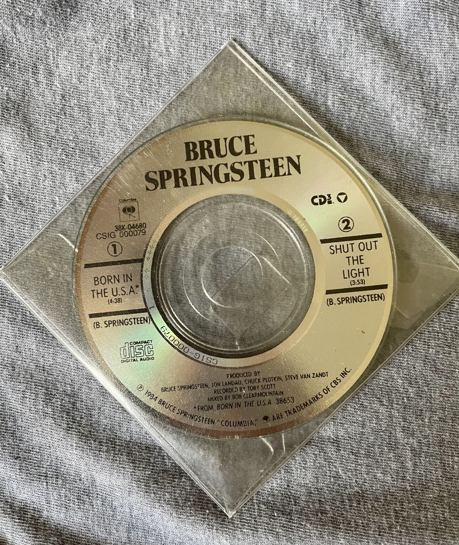 Bruce Springsteen 3” CD