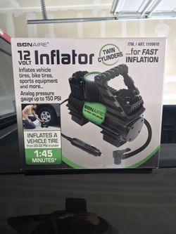 Non aire 12 volt inflador tire