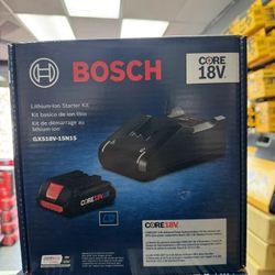 Bosch Battery And Charger Kit 18v