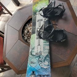 163 Five Forty Snowboard With Ride EX Bindings 