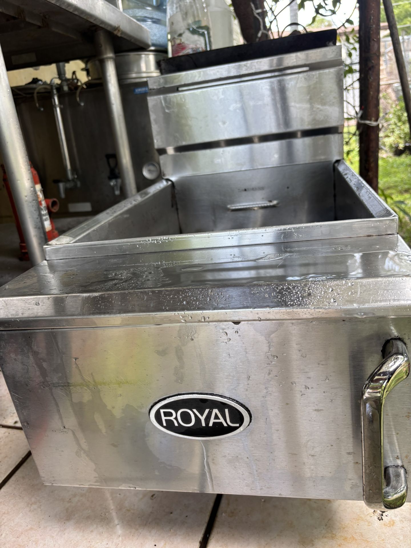 Gas Fryer Countertop Royal MESSAGE FOR PRICING