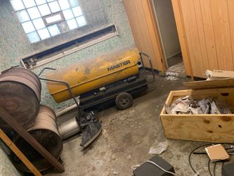 Master heater for shops garages