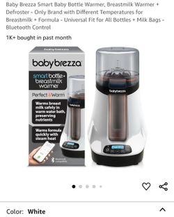 NEW Baby Breeza Smart Baby Bottle Warmer. (White)