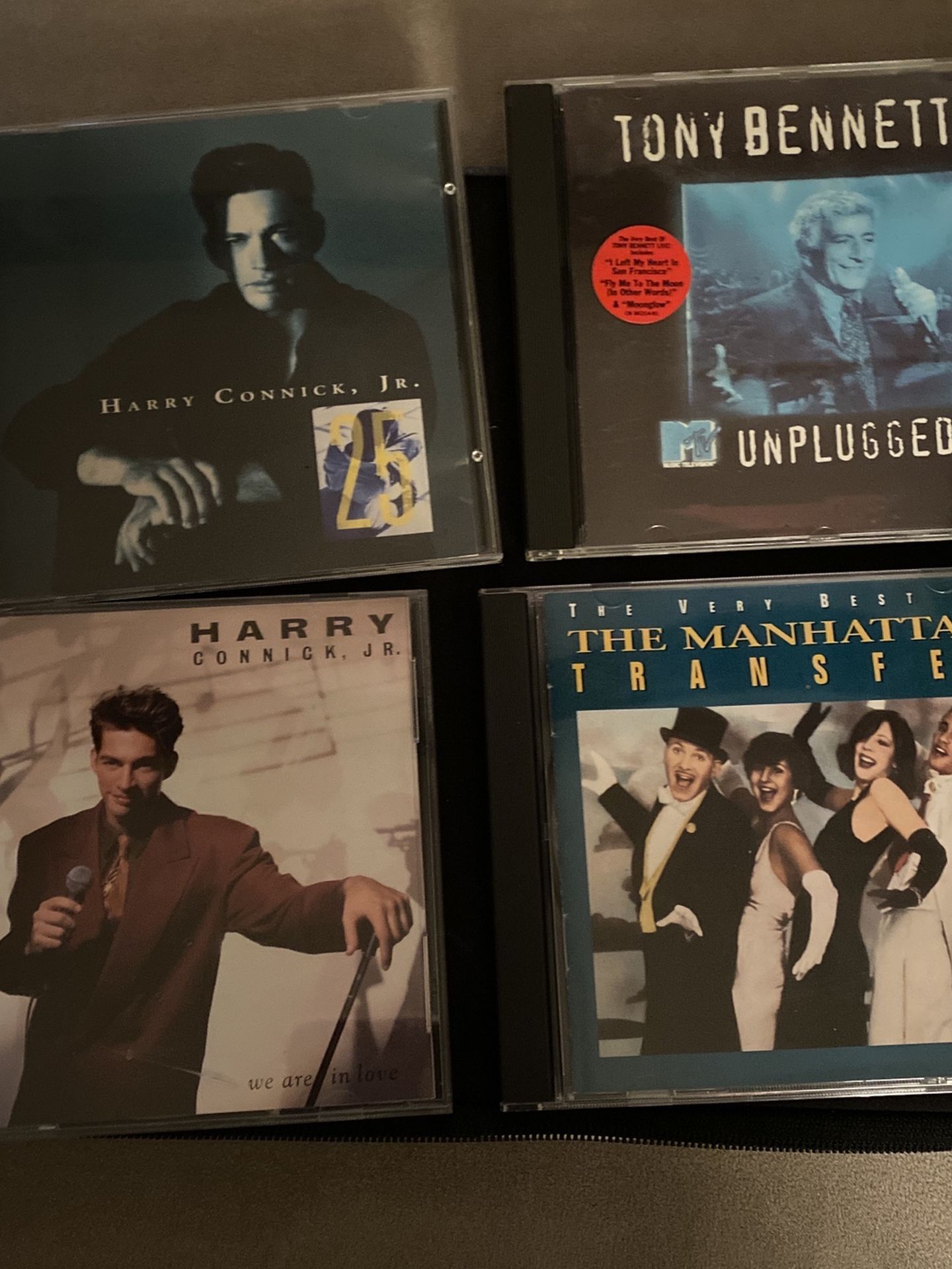 4 CD’s- Tony Bennett, Harry Connick, The Manhattan Transfer
