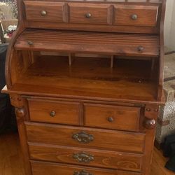 Small Secretary roll top desk