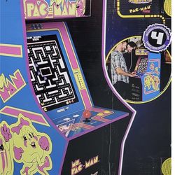 Ms. Pac-Man Arcade Machine & Chair