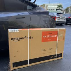 BRAND NEW 50” Amazon Fire Tv  (latest Model)
