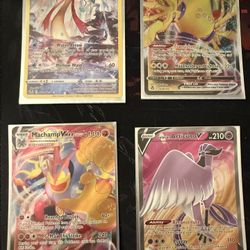 Pokémon Cards V Cards Plus A Few Fullarts (If Sold Will Be Marked In Description)