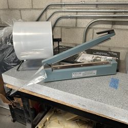 16 Inch Impulse Sealer With Bag Roll