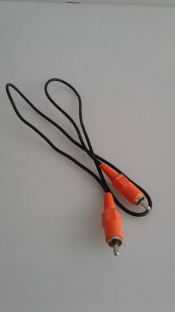 Digital audio orange rca cable