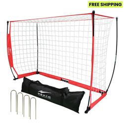 AGORA Power Flex Portable Soccer Goal - 4'x6'