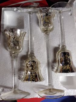Glass votive holder set of 4
