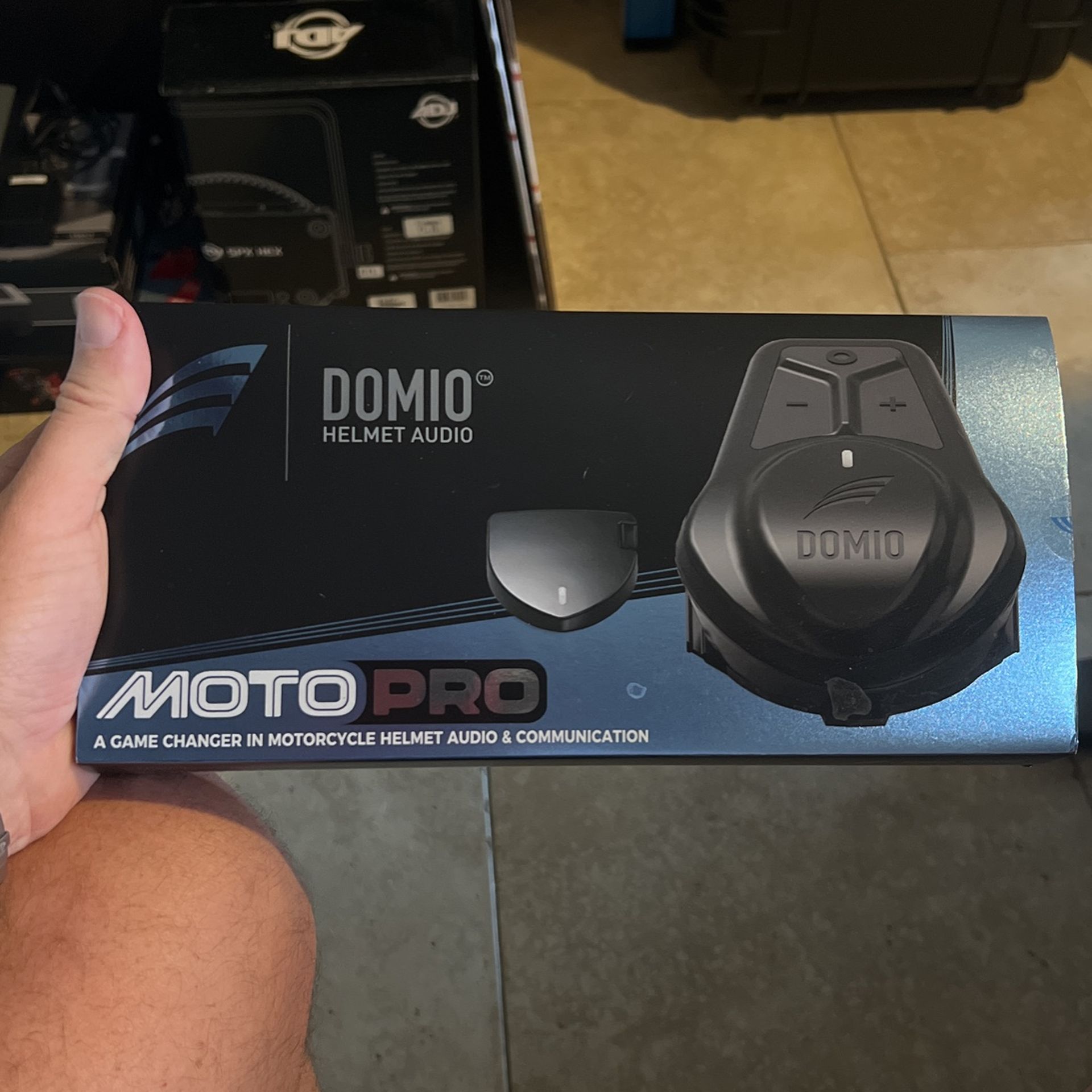 Qty2 Domio Moto pro Helmet Audio New In Box