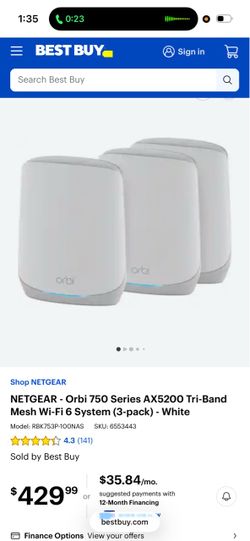 Orbi Netgear BRAND NEW