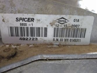 Spicer, 5 Speed Riding Mower Transmission. J