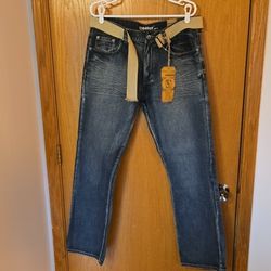 Flypaper Men's Boot Cut Denim Jeans 34x32 Brand New With Tags