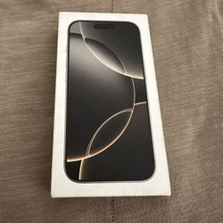 New Apple iPhone 16 Pro 512gb Natural Titanium Unlocked