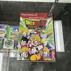 Dragonsball Z Budokai Tenkachi 3 Ps2 $125 Gamehogs 11am-7pm