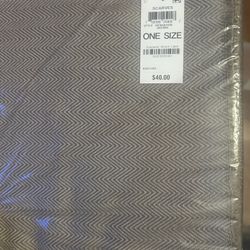 Alfani Men's Solid Tipped Scarf,  light brown.