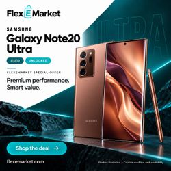 Samsung Galaxy Note 20 Ultra 128GB Unlocked ā Used | Great Deal | FlexEmarket Special Discounted price