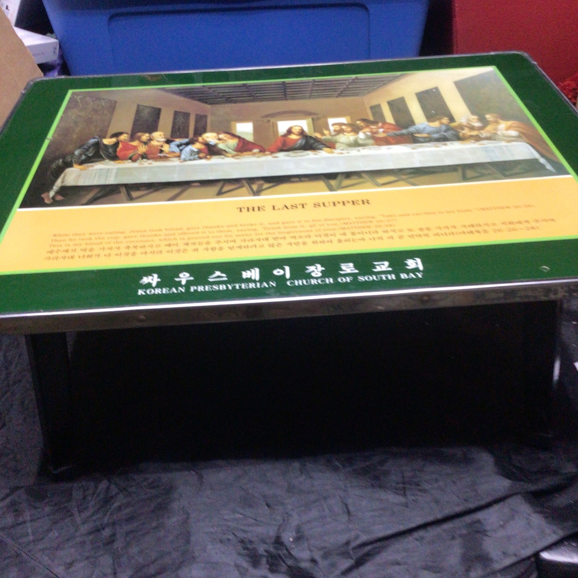 Mid Century Tv Table Last Supper Tv Tray Table