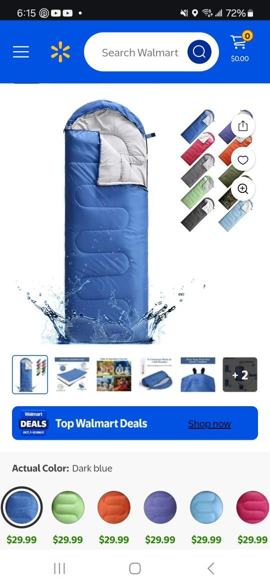 Adult/Teen Sleeping Bag