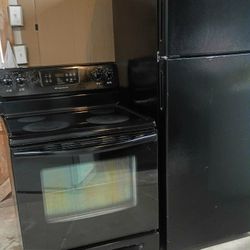 Electric Fridge And Stove 