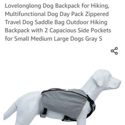 Purple Love Long Long Dog Harness For Hiking