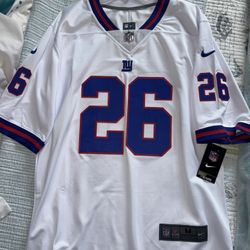 Saquon Barkley New York Giants Rare NFL Throwback Jersey - New with Tags, Stitch