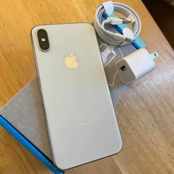 iPhone X, Factory Unlocked,  Excellent Condition.  Like New 
