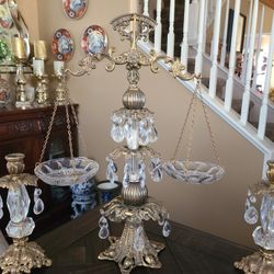 Vintage  Scal Amd Candleholder Set